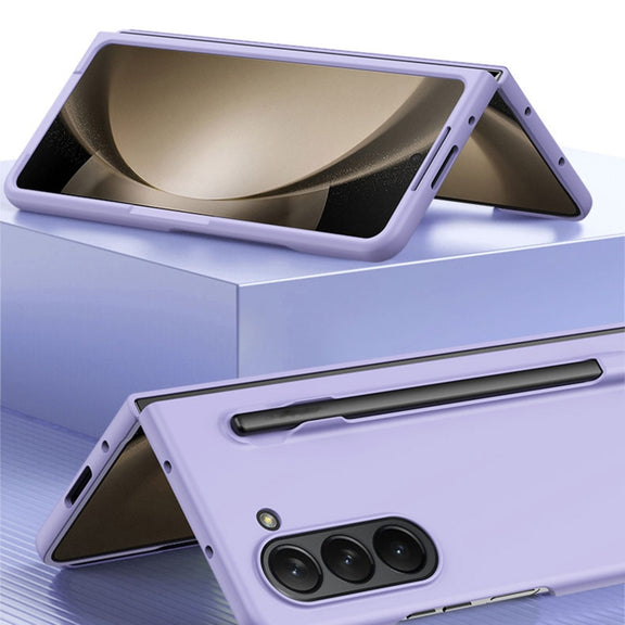 For Samsung Galaxy Z Fold5 5G Integrated Skin Feel PC Phone Case with Pen / Pen Box(Black)