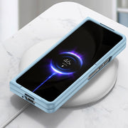 For Samsung Galaxy Z Fold5 5G Integrated Skin Feel PC Phone Case with Pen / Pen Box(Black)
