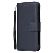 For Xiaomi Redmi 12 4G/5G/Note 12R Multifunctional Horizontal Flip Leather Phone Case with Three Card Slot(Blue)