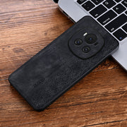 For Honor Magic6 AZNS 3D Embossed Skin Feel Phone Case(Black)