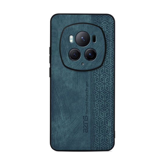 For Honor Magic6 Pro AZNS 3D Embossed Skin Feel Phone Case(Dark Green)