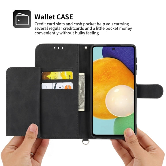 For Google Pixel 9 Pro Skin-feel Flowers Embossed Wallet Leather Phone Case(Black)