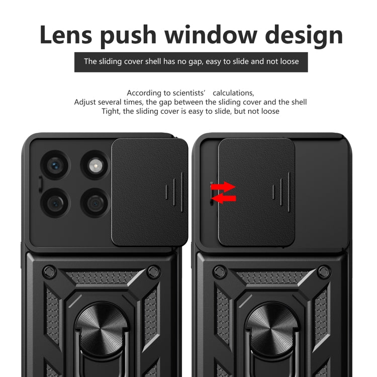 For Honor X8b Sliding Camera Cover Design TPU+PC Phone Case(Green)
