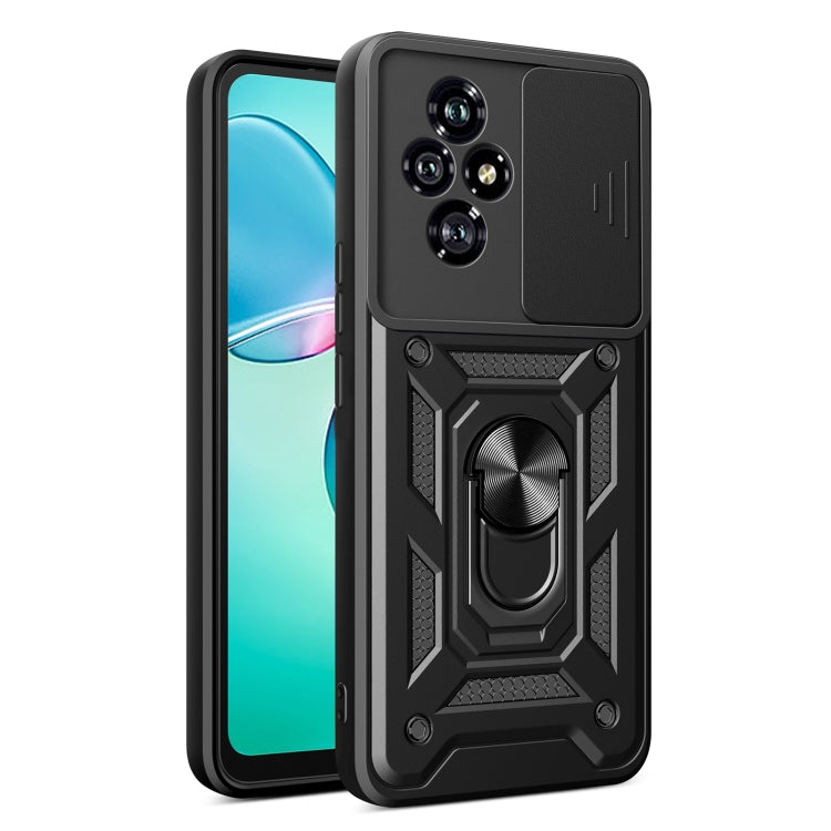 For Honor 200 Sliding Camera Cover Design TPU+PC Phone Case(Black) - free shipping - PMC TechLife - Order now!