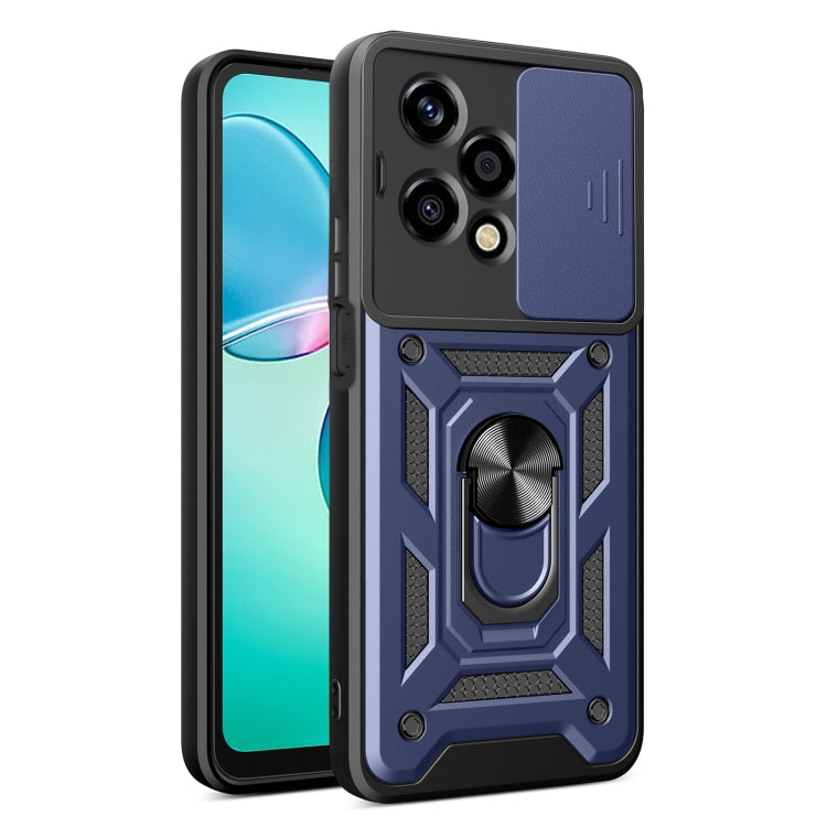 For Honor 200 Lite Global Sliding Camera Cover Design TPU+PC Phone Case(Blue) - free shipping - PMC TechLife - Order now!