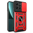 For Honor X6b 4G Sliding Camera Cover Design TPU+PC Phone Case(Red) - free shipping - PMC TechLife - Order now!