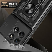 For Honor X6b 4G Sliding Camera Cover Design TPU+PC Phone Case(Silver)