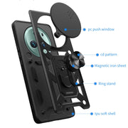 For Honor Magic5 Pro Sliding Camera Cover Design TPU+PC Phone Case(Silver)
