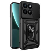 For Honor 200 Smart Sliding Camera Cover Design TPU+PC Phone Case(Black)
