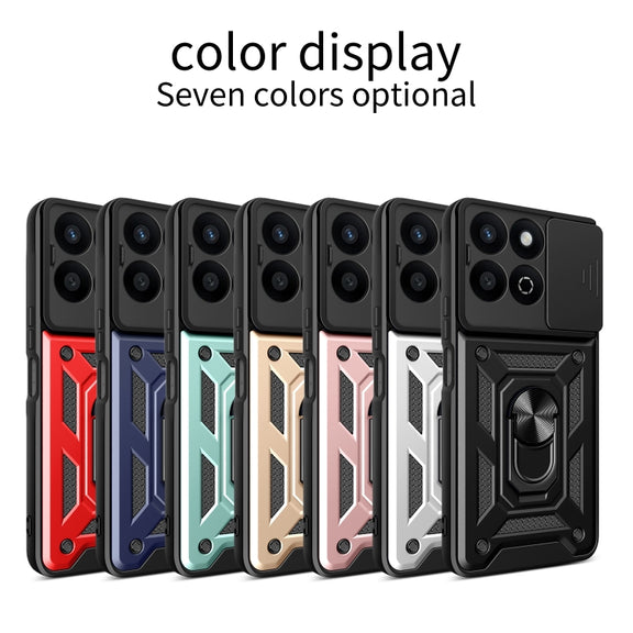 For Honor 200 Smart Sliding Camera Cover Design TPU+PC Phone Case(Green)