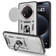 For Honor X60 Pro / X9c Sliding Camera Cover Design TPU+PC Phone Case(Silver) - free shipping - PMC TechLife - Order now!