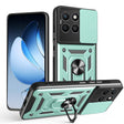 For Honor X8c 4G Sliding Camera Cover Design TPU+PC Phone Case(Green) - free shipping - PMC TechLife - Order now!