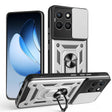 For Honor X8c 4G Sliding Camera Cover Design TPU+PC Phone Case(Silver) - free shipping - PMC TechLife - Order now!