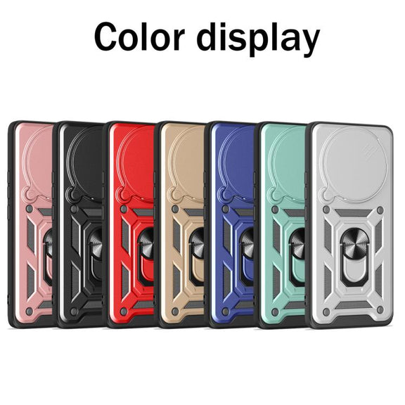 For Honor Magic7 Pro Sliding Camera Cover Design TPU+PC Phone Case(Blue)