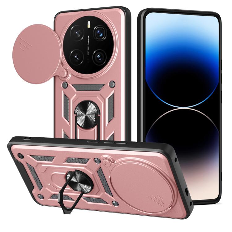 For Honor Magic7 Pro Sliding Camera Cover Design TPU+PC Phone Case(Rose Gold) - free shipping - PMC TechLife - Order now!