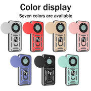 For Honor X9c Smart Sliding Camera Cover Design TPU+PC Phone Case(Blue)