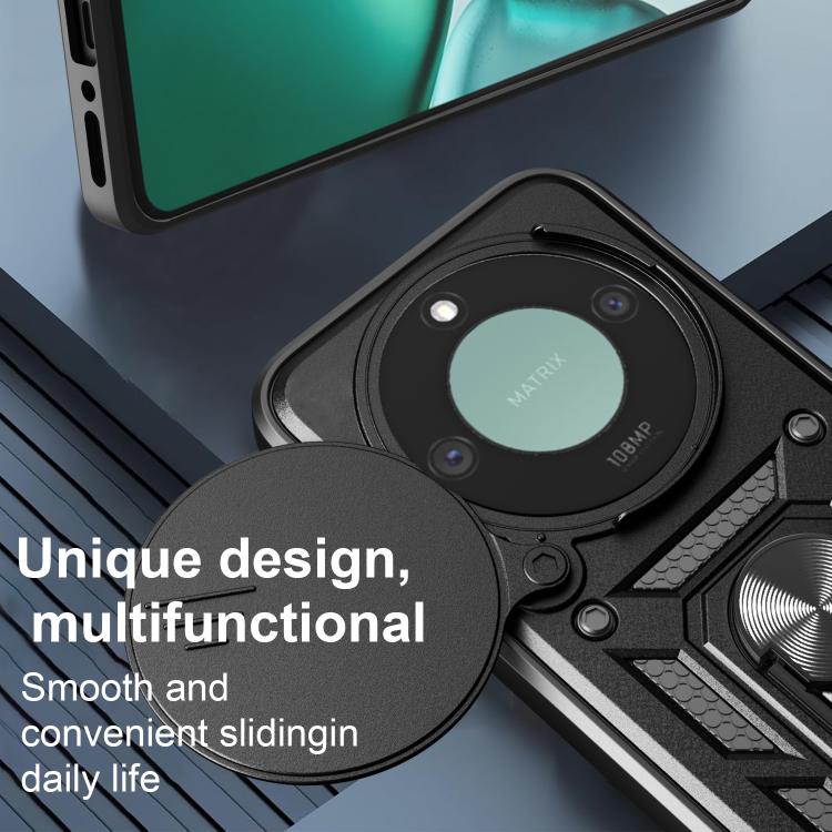 For Honor X9c Smart Sliding Camera Cover Design TPU+PC Phone Case(Green) - free shipping - PMC TechLife - Order now!