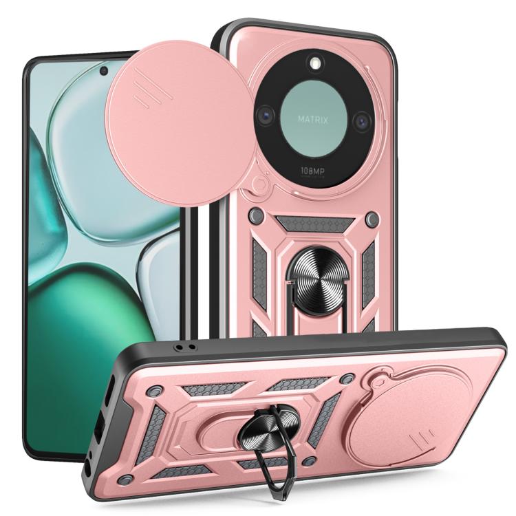 For Honor X9c Smart Sliding Camera Cover Design TPU+PC Phone Case(Rose Gold) - free shipping - PMC TechLife - Order now!