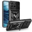 For Honor X5b Plus Sliding Camera Cover Design TPU+PC Phone Case(Black) - free shipping - PMC TechLife - Order now!