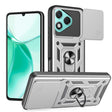 For Honor 400 Lite Global Sliding Camera Cover Design TPU+PC Phone Case(Silver) - free shipping - PMC TechLife - Order now!