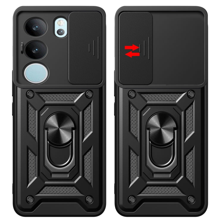 For vivo S17 Pro 5G/V29 5G Sliding Camera Cover Design TPU+PC Phone Case(Green) - free shipping - PMC TechLife - Order now!