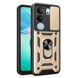 For vivo S17 Pro 5G/V29 5G Sliding Camera Cover Design TPU+PC Phone Case(Gold) - vivo Cases by PMC TechLife | Online Shopping South Africa | PMC TechLife