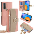 For Huawei P Smart 2021 Crossbody Litchi Texture Leather Phone Case(Pink) - Huawei Cases by PMC TechLife | Online Shopping South Africa | PMC TechLife | Buy Now Pay Later Mobicred