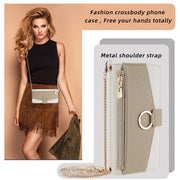 For Huawei nova 11 4G Crossbody Litchi Texture Leather Phone Case(White)