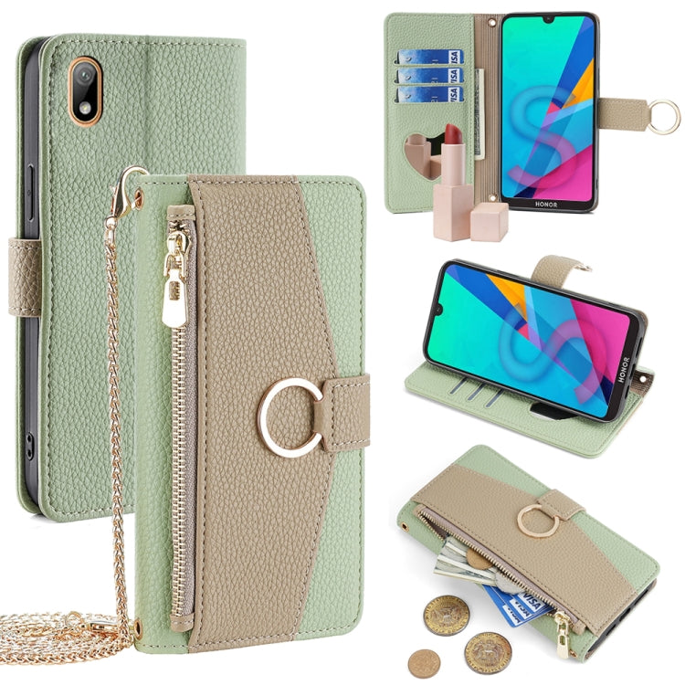 For Huawei Y5 2019 / Honor 8S Crossbody Litchi Texture Leather Phone Case(Green) - free shipping - PMC TechLife - Order now!