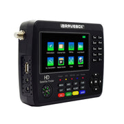 iBRAVEBOX V10 Finder Max 4.3 inch Display Digital Satellite Meter Signal Finder, Support DVB-S/S2/S2X, Plug Type:AU Plug(Black)
