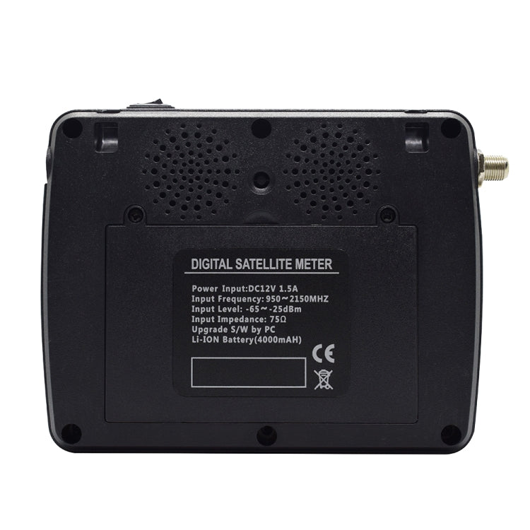 iBRAVEBOX V10 Finder Max 4.3 inch Display Digital Satellite Meter Signal Finder, Support DVB-S/S2/S2X, Plug Type:EU Plug(Black)