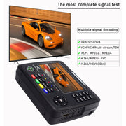 iBRAVEBOX V10 Finder Max 4.3 inch Display Digital Satellite Meter Signal Finder, Support DVB-S/S2/S2X, Plug Type:EU Plug(Black)