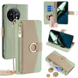 For OnePlus Ace 2 / 11R Crossbody Litchi Texture Leather Phone Case(Green) - OnePlus Cases by PMC TechLife | Online Shopping South Africa | PMC TechLife | Buy Now Pay Later Mobicred