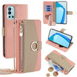 For OnePlus 9R Crossbody Litchi Texture Leather Phone Case(Pink) - OnePlus Cases by PMC TechLife | Online Shopping South Africa | PMC TechLife | Buy Now Pay Later Mobicred
