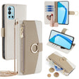 For OnePlus 9R Crossbody Litchi Texture Leather Phone Case(White) - OnePlus Cases by PMC TechLife | Online Shopping South Africa | PMC TechLife | Buy Now Pay Later Mobicred