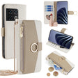 For OnePlus 10 Pro 5G Crossbody Litchi Texture Leather Phone Case(White) - OnePlus Cases by PMC TechLife | Online Shopping South Africa | PMC TechLife | Buy Now Pay Later Mobicred