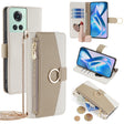 For OnePlus ACE / 10R Crossbody Litchi Texture Leather Phone Case(White) - OnePlus Cases by PMC TechLife | Online Shopping South Africa | PMC TechLife | Buy Now Pay Later Mobicred