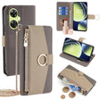 For OnePlus Nord CE 3 Lite  5G Crossbody Litchi Texture Leather Phone Case(Grey) - OnePlus Cases by PMC TechLife | Online Shopping South Africa | PMC TechLife | Buy Now Pay Later Mobicred