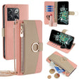 For OnePlus 10T Crossbody Litchi Texture Leather Phone Case(Pink) - OnePlus Cases by PMC TechLife | Online Shopping South Africa | PMC TechLife | Buy Now Pay Later Mobicred