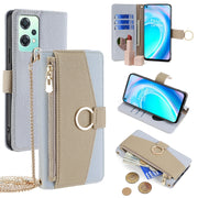 For OnePlus Nord CE 2 Lite 5G Crossbody Litchi Texture Leather Phone Case(Blue)