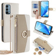 For OnePlus Nord N200 5G Crossbody Litchi Texture Leather Phone Case(White) - OnePlus Cases by PMC TechLife | Online Shopping South Africa | PMC TechLife | Buy Now Pay Later Mobicred