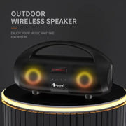 NewRixing NR2055 Wireless Portable TWS Bluetooth Speaker with Microphone(Black)