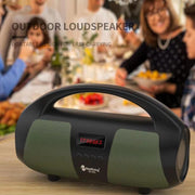 NewRixing NR2055 Wireless Portable TWS Bluetooth Speaker with Microphone(Black)
