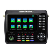 iBRAVEBOX V10 Finder Max+ 4.3 inch Display Digital Satellite Meter Signal Finder, Support DVB-S/S2/S2X AHD, Plug Type:AU Plug(Black)