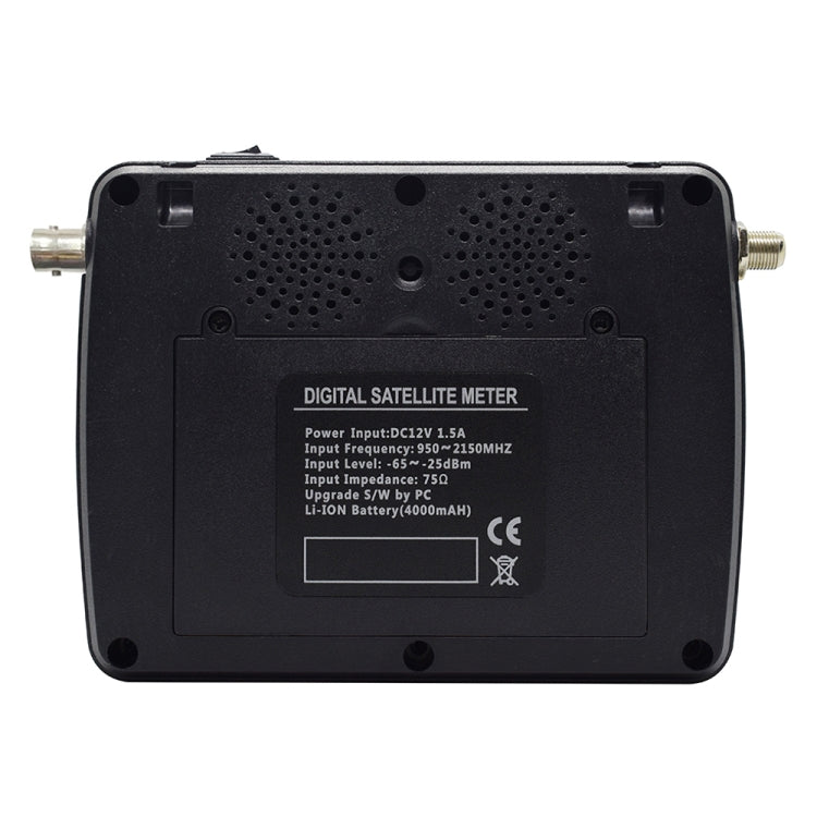 iBRAVEBOX V10 Finder Max+ 4.3 inch Display Digital Satellite Meter Signal Finder, Support DVB-S/S2/S2X AHD, Plug Type:US Plug(Black) - Satellite Finder by PMC TechLife | Online Shopping South Africa | PMC TechLife | Buy Now Pay Later Mobicred