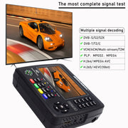 iBRAVEBOX V10 Finder Pro 4.3 inch Display Digital Satellite Meter Signal Finder, Support DVB-S/S2/S2X/T/T2/C, Plug Type:AU Plug(Black)