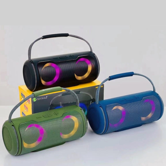 NewRixing NR2088 Wireless Portable TWS Bluetooth Speaker(Green)