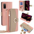 For Rakuten Big S Crossbody Litchi Texture Leather Phone Case(Pink) - More Brand by PMC TechLife | Online Shopping South Africa | PMC TechLife | Buy Now Pay Later Mobicred