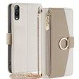 For Rakuten Hand 5G Crossbody Litchi Texture Leather Phone Case(White) - More Brand by PMC TechLife | Online Shopping South Africa | PMC TechLife | Buy Now Pay Later Mobicred