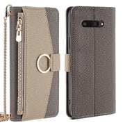 For Kyocera Digno SX4 5G Crossbody Litchi Texture Leather Phone Case(Grey)